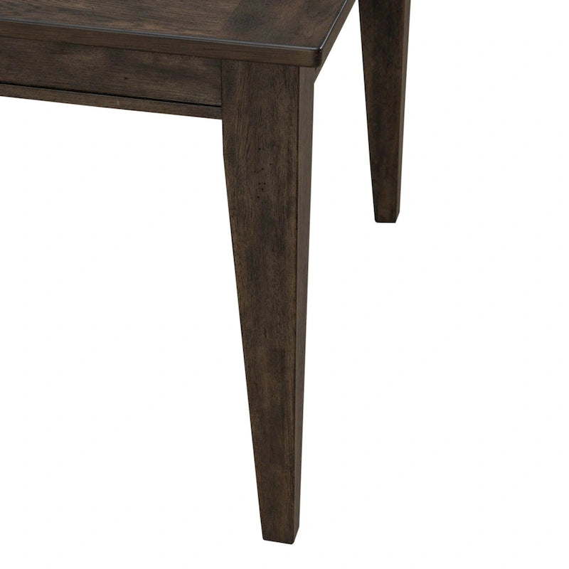 Table rectangulaire rustique marron Midland Falls