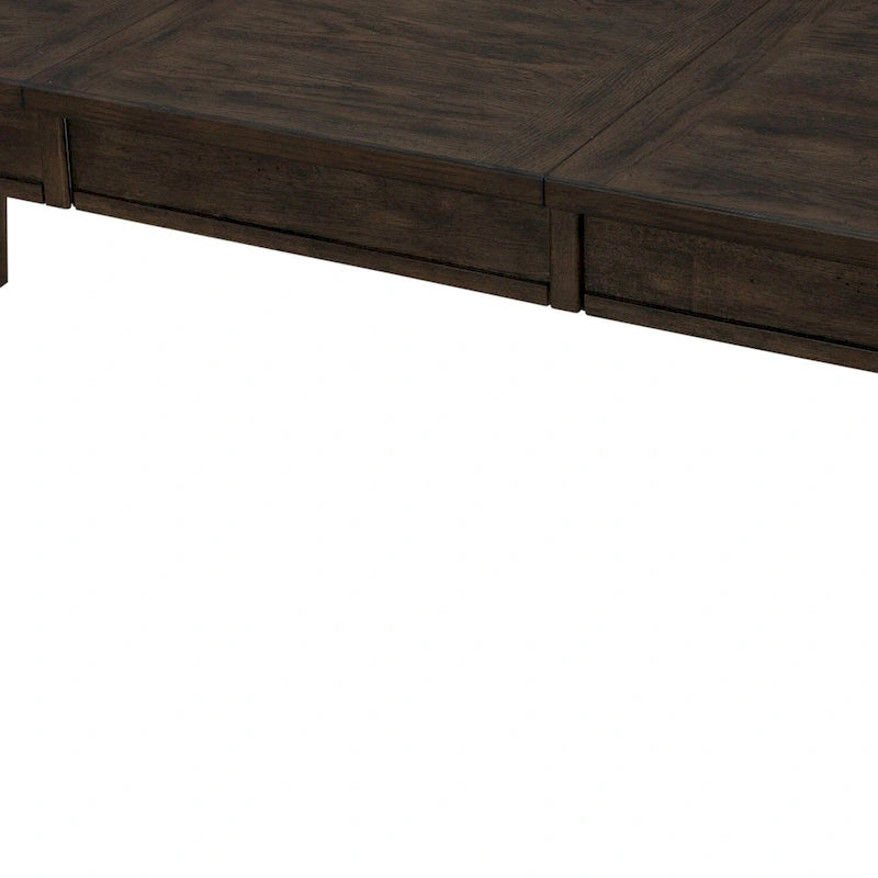 Table rectangulaire rustique marron Midland Falls