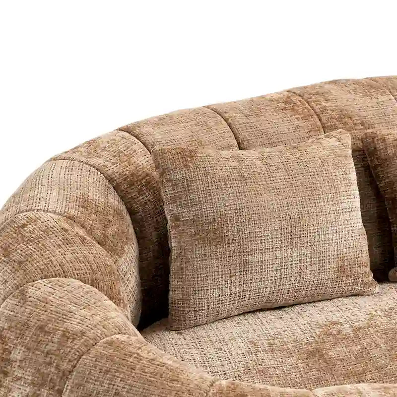 Pouf canapé, canapé relax, fauteuil pouf confortable et durable à dossier haut pour adultes et enfants, intérieur et extérieur