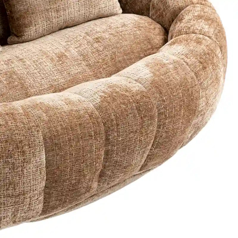 Pouf canapé, canapé relax, fauteuil pouf confortable et durable à dossier haut pour adultes et enfants, intérieur et extérieur