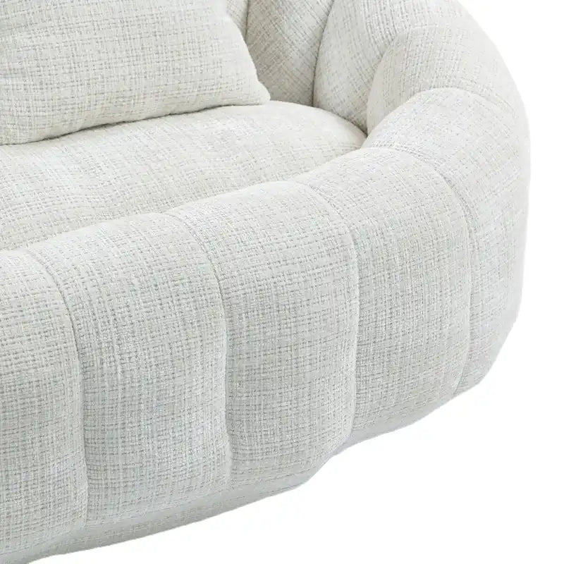 Pouf canapé, canapé relax, fauteuil pouf confortable et durable à dossier haut pour adultes et enfants, intérieur et extérieur