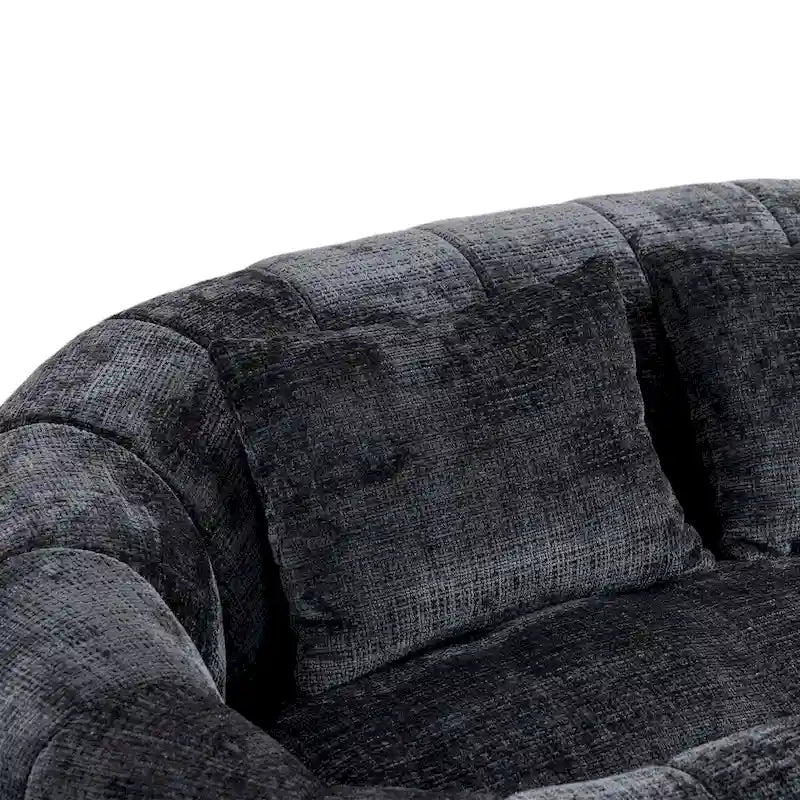 Pouf canapé, canapé relax, fauteuil pouf confortable et durable à dossier haut pour adultes et enfants, intérieur et extérieur