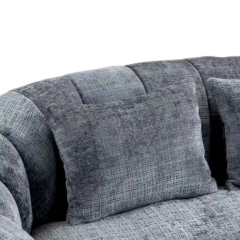 Pouf canapé, canapé relax, fauteuil pouf confortable et durable à dossier haut pour adultes et enfants, intérieur et extérieur