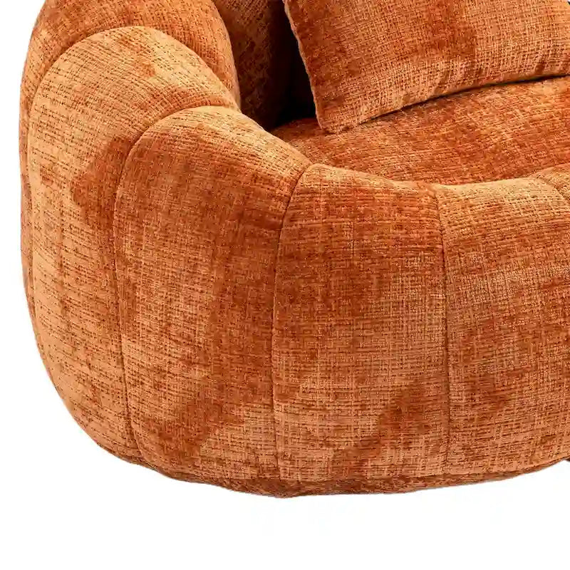 Pouf canapé, canapé relax, fauteuil pouf confortable et durable à dossier haut pour adultes et enfants, intérieur et extérieur