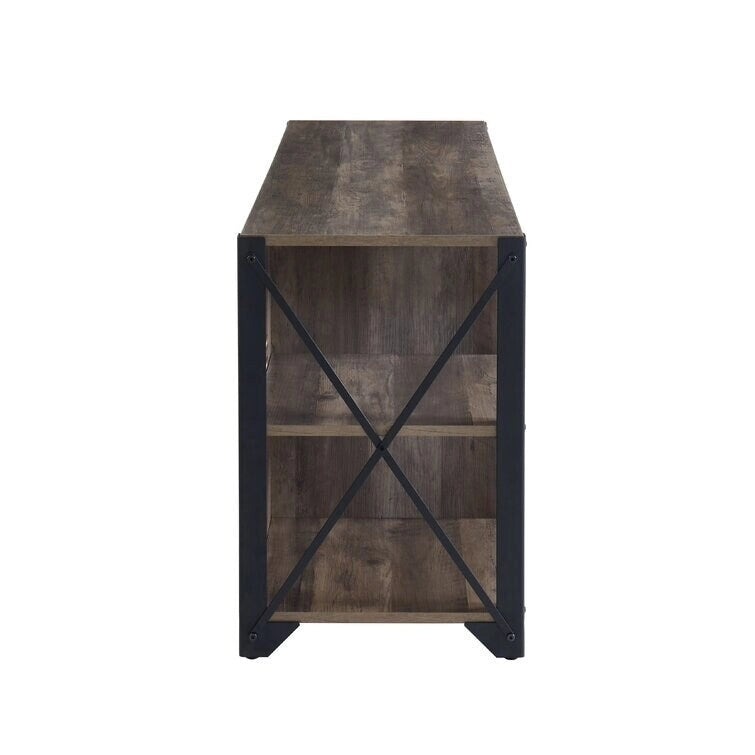 Meuble TV en bois, centre multimédia