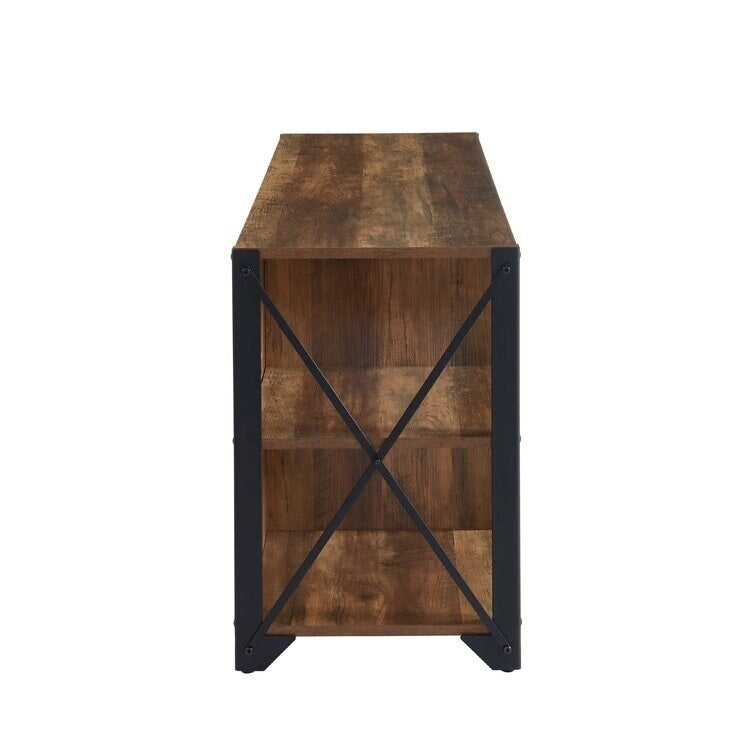 Meuble TV en bois, centre multimédia