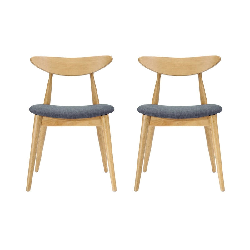CHAISE (lot de 2), STYLE MID-CENTURY, pour salon