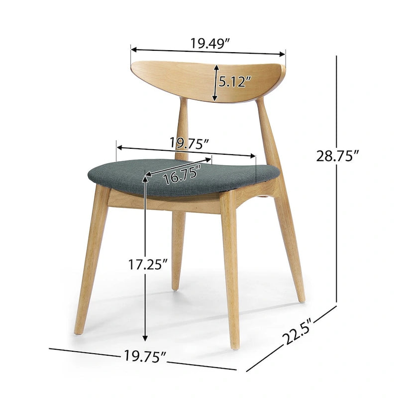 CHAISE (lot de 2), STYLE MID-CENTURY, pour salon
