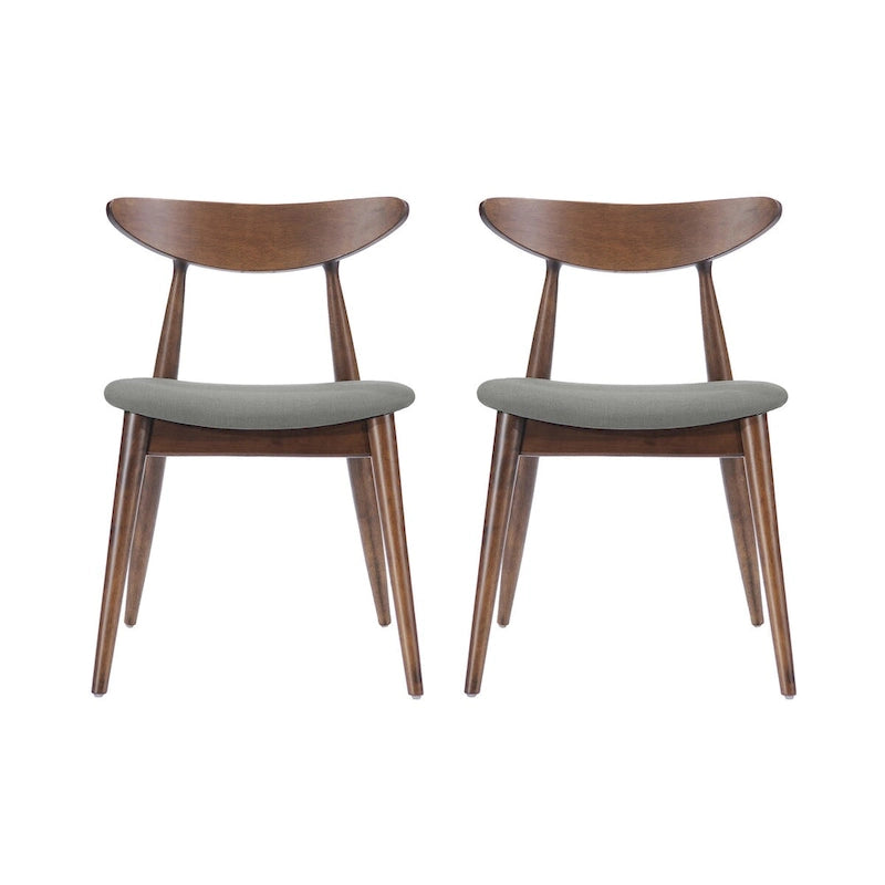 CHAISE (lot de 2), STYLE MID-CENTURY, pour salon