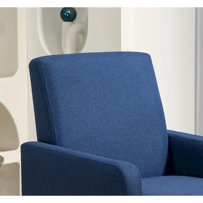 Fauteuil au style minimaliste et élégant, avec structure en bois massif et nouvelle mousse moelleuse