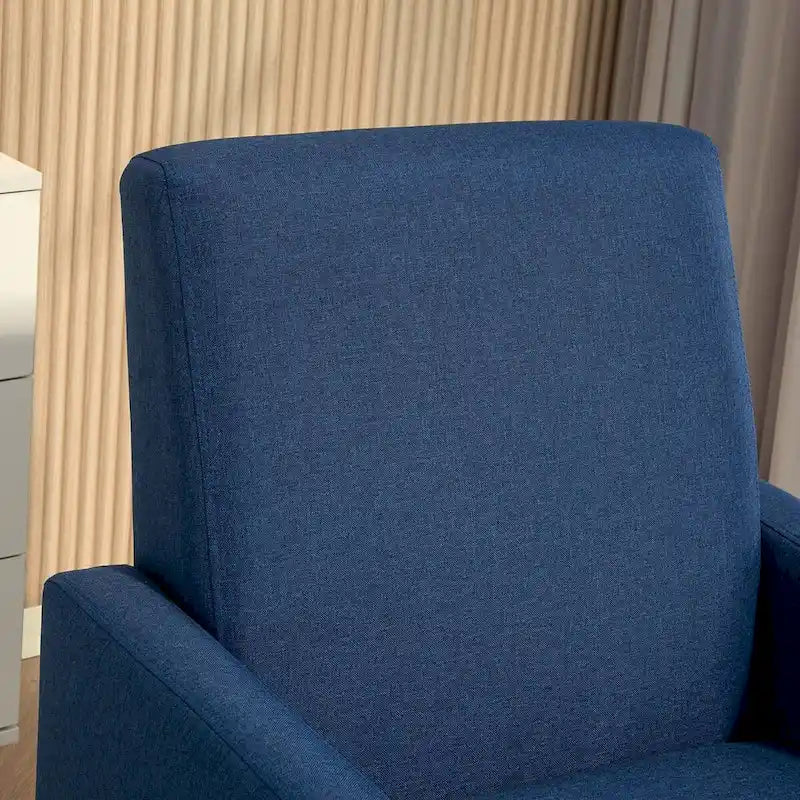 Fauteuil au style minimaliste et élégant, avec structure en bois massif et nouvelle mousse moelleuse