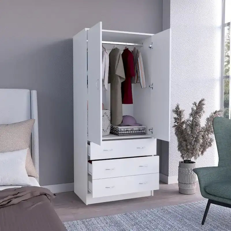 Armoire Taly à 2 portes et 3 tiroirs