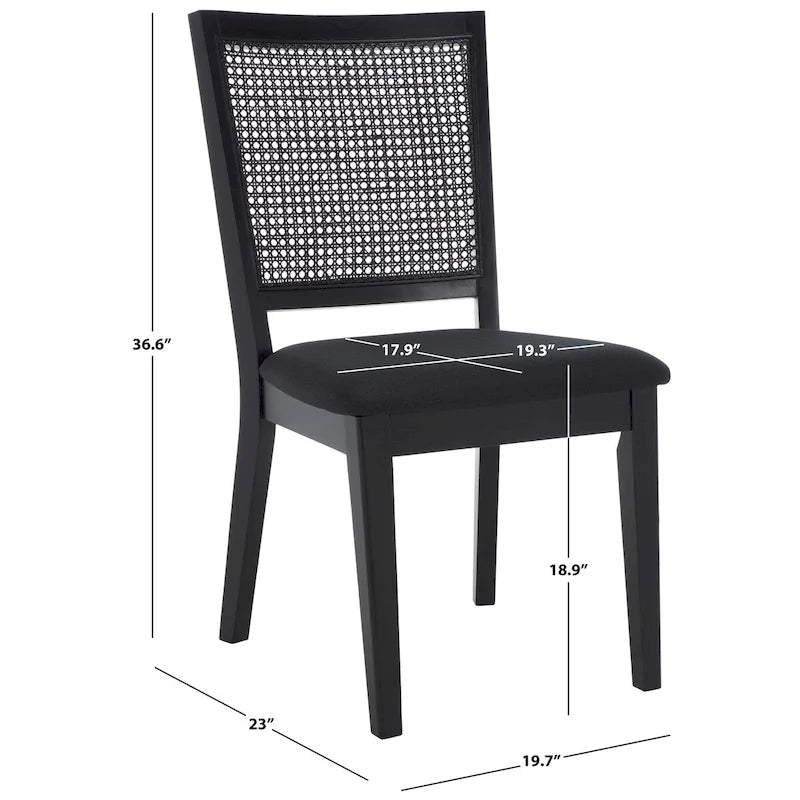 Chaises de salle à manger SAFAVIEH Home Margo 48 cm [LOT DE 2]. - 51 cm (L) x 58 cm (P) x 94 cm (H)