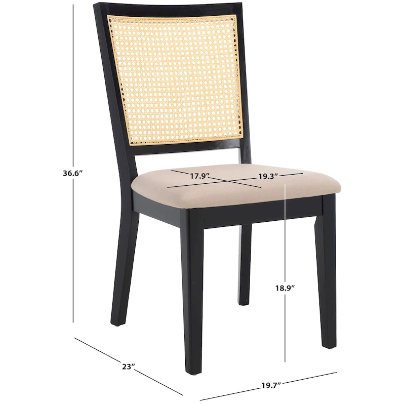 Chaises de salle à manger SAFAVIEH Home Margo 48 cm [LOT DE 2]. - 51 cm (L) x 58 cm (P) x 94 cm (H)