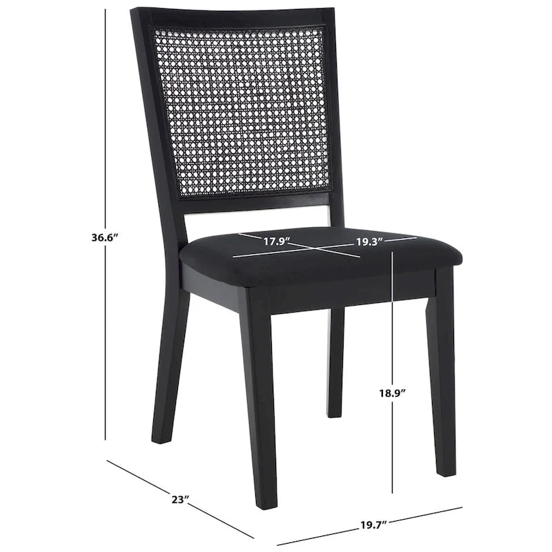 Chaises de salle à manger SAFAVIEH Home Margo 48 cm [LOT DE 2]. - 51 cm (L) x 58 cm (P) x 94 cm (H)