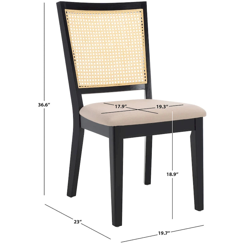 Chaises de salle à manger SAFAVIEH Home Margo 48 cm [LOT DE 2]. - 51 cm (L) x 58 cm (P) x 94 cm (H)