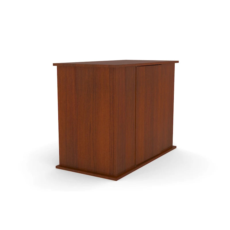 Meuble pour aquarium Aquatic Fundamentals Serene Cherry 50/65 gallons avec rangement intégré