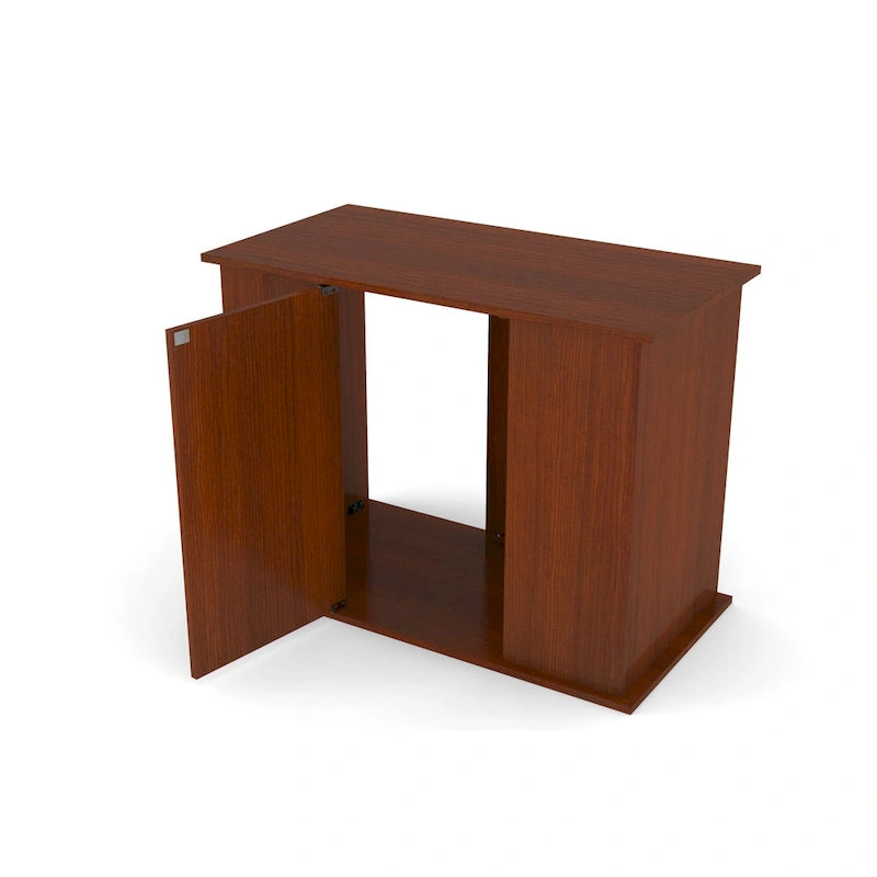 Meuble pour aquarium Aquatic Fundamentals Serene Cherry 50/65 gallons avec rangement intégré